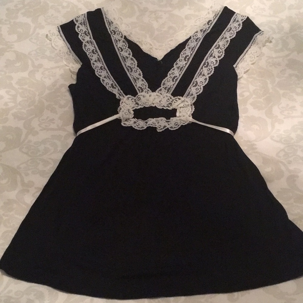 Lace trim top by Rubber Duck Productions